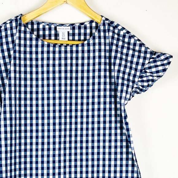 2/$30 Tabitha Webb Gingham Mini Dress 2 - Picture 4 of 6